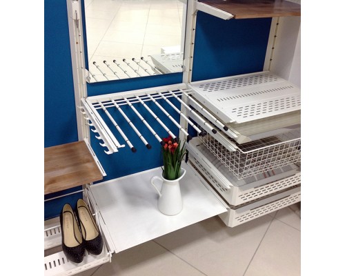 Полка перфорированная металлическая 600х450